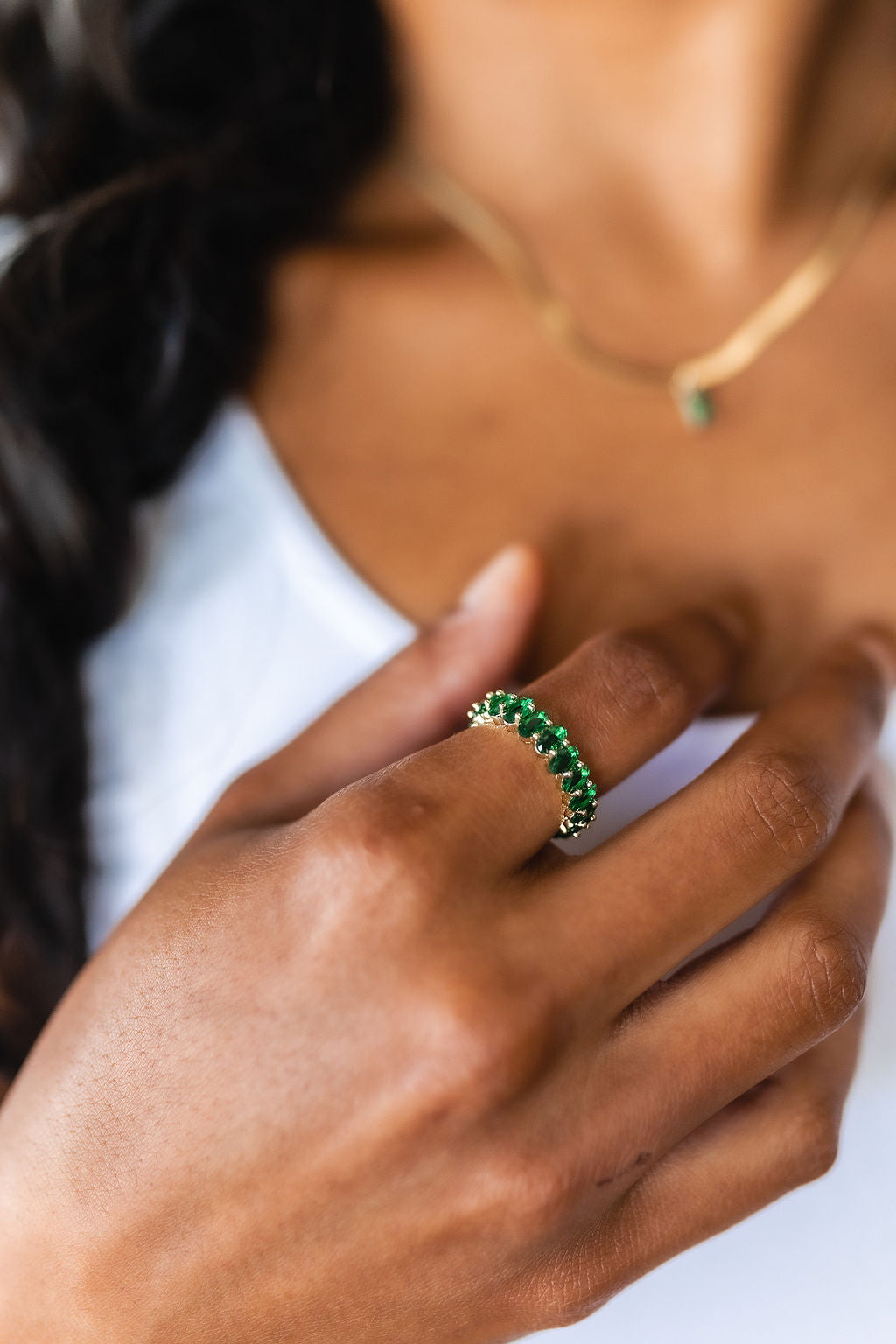 Green With Envy Ring - Dixie Hike & Style