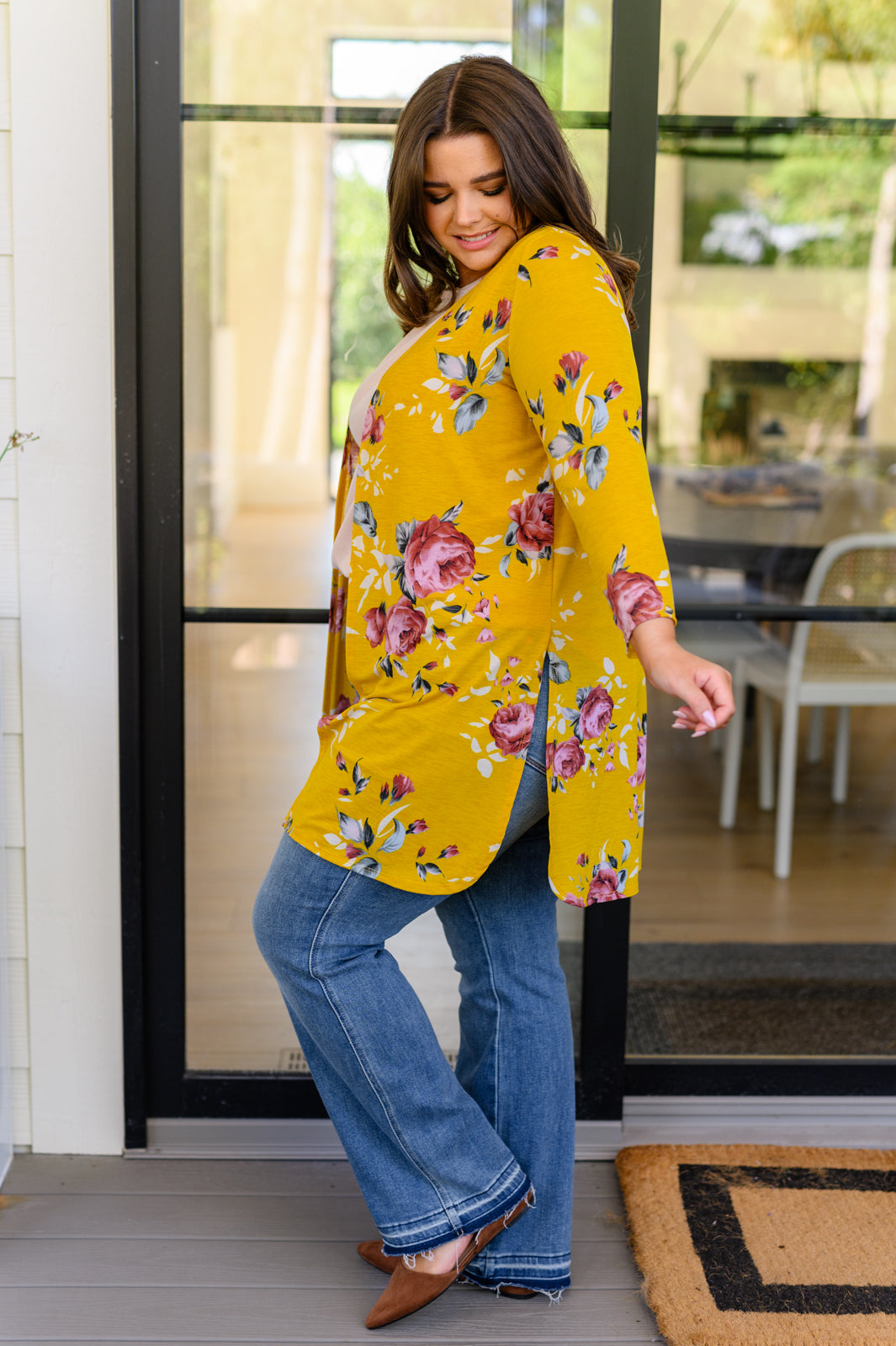 Grow As You Go Floral Cardigan - Dixie Hike & Style