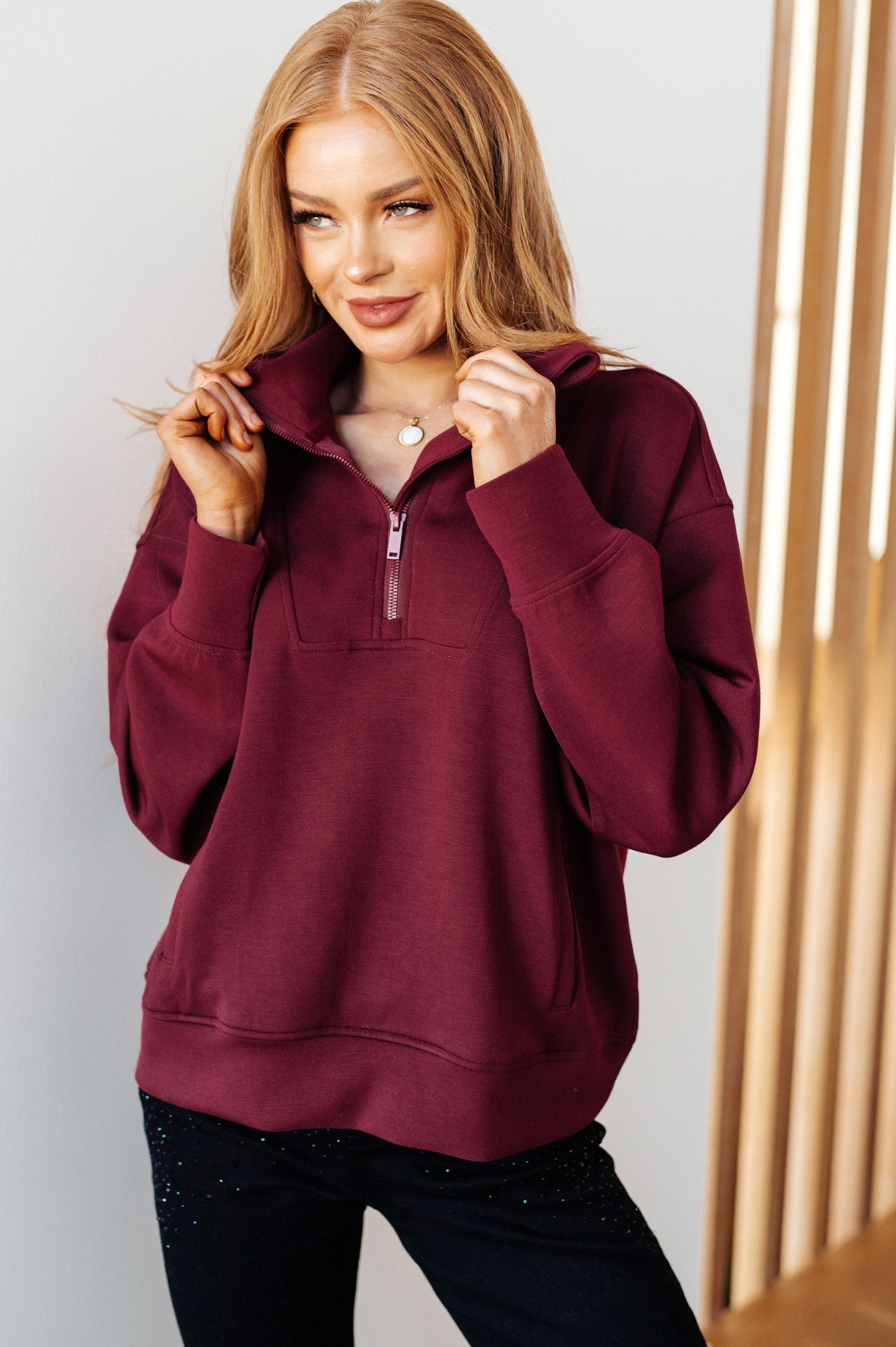 Handle That Half Zip Pullover - Dixie Hike & Style