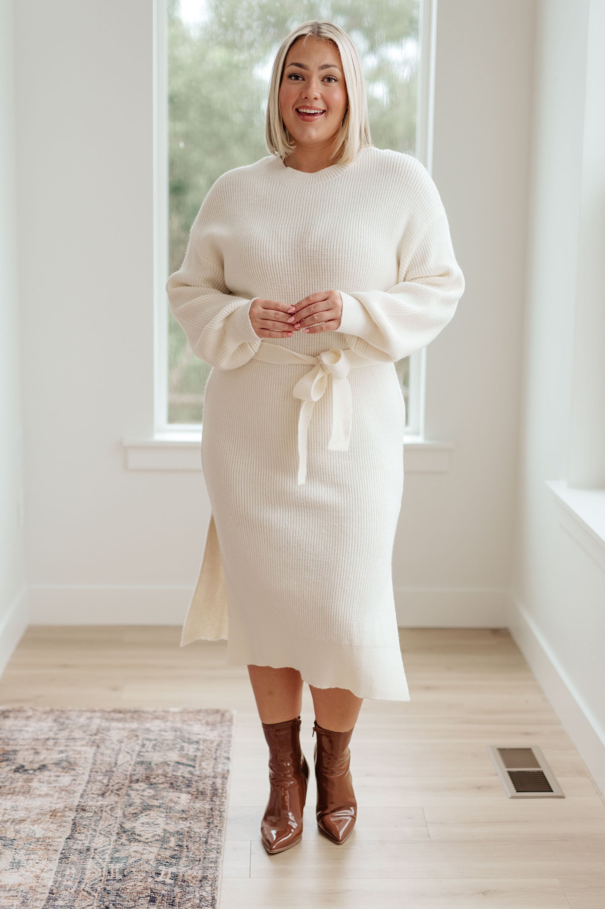 Hello Darling Sweater Dress - Dixie Hike & Style