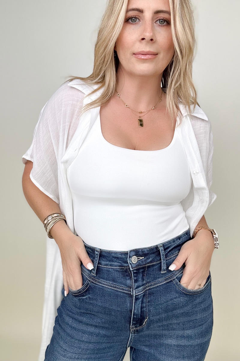 Judy Blue High Rise Front Yoke Skinny Jeans - Dixie Hike & Style