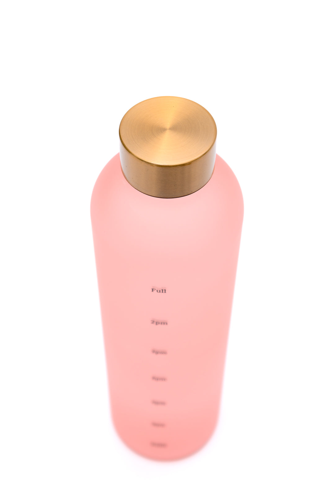 Sippin' Pretty 32 oz Translucent Water Bottle in Pink & Gold - Dixie Hike & Style